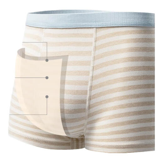 Yashikai 6-Pack 7A-Grad Antibakterielles Unterwäsche-Unterwäsche-Baumwolle undyed bequeme und atmungsaktive flache Ecken für Jungen High-End-Boxer-Shorts 688# Skin Blue + 686# Skin Blue 6 3xl 140-170jin [Jin gleich 0,5 kg]