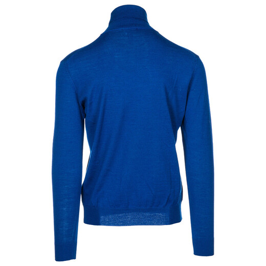 VERSACE JEANS COUTURE 范思哲 男士腈纶混纺高领针织羊毛衫 B5GSB829 56622 253 蓝色 2XL