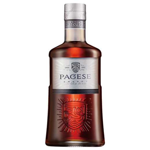 张裕白兰地珍藏五星老桶派格尔金奖白兰地四支套装洋酒 送礼 500mL 4瓶