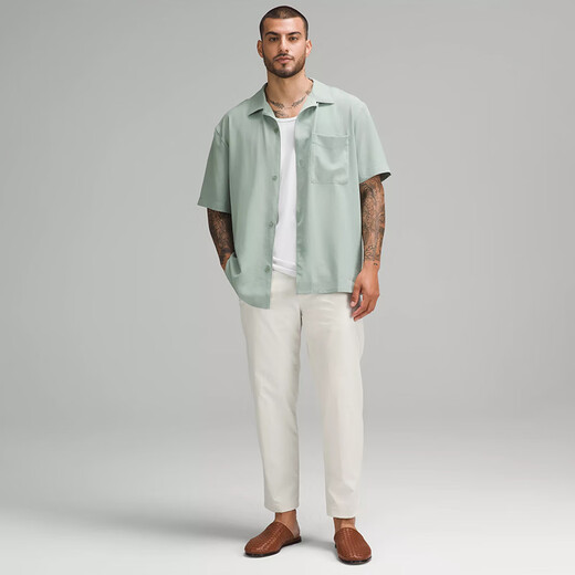 lululemon丨Relaxed-Tapered 男士宽松收腿长裤 *中长款 LM5AN1S 骨白 32