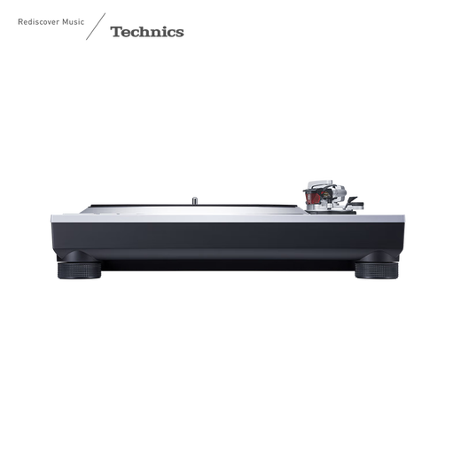 Technics SL-1500C direct-drive vinyl record player, vinyl record player, retro gramophone, built-in phono stage and included cartridge, high-quality HIFI series, SL-1500C silver
