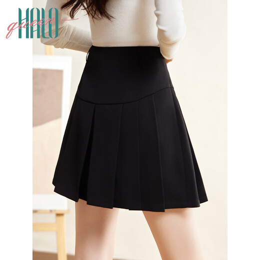 Halo Queen skirt women's new pleated skirt high waist slimming cover versatile A-line JK skirt short skirt H143B2004