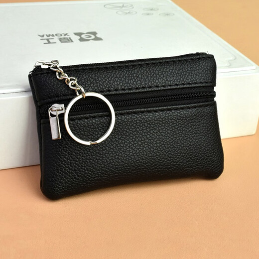 Queenjoy Neue Solid Color Frauen Mini Coin Wallet Weichgesicht modische süße kleine Kartenbeutel einfache modische kleine frische Schlüsselbeutel Rumba Rot