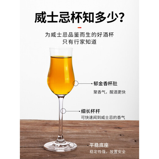 Okohong crystal scent cup, whiskey tasting cup, tasting cup, tulip cup, liqueur cup, ISO drinking cup set, short stem cup + lid, bare version - ordinary glass