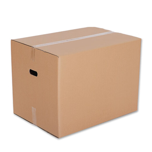 Quyuan (QUYUAN) moving carton extra hard five-layer thickened large express storage box packaging 5-layer carton default no buckle handle 60*40*50 extra hard (no buckle hand)