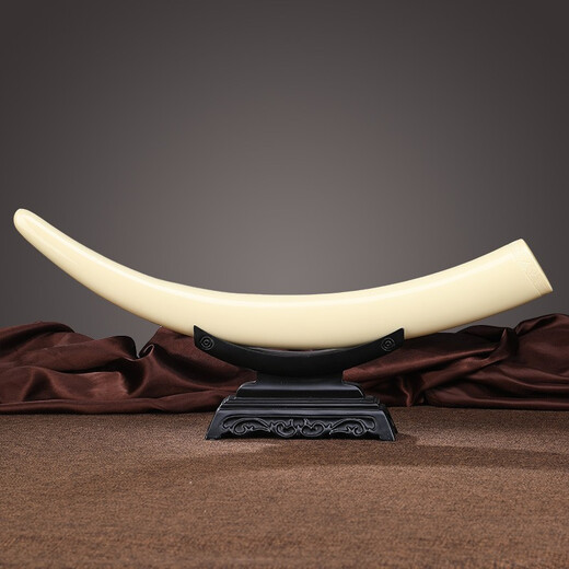 Xinda Warwick (xindhw) Chinese ivory ornaments modern simple simulation art TV cabinet living room wine cabinet entrance home craft decorations Double Dragon Ivory (medium size) 79*12*39 cm