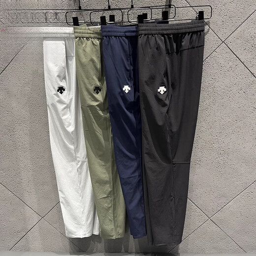 Descente [Уильям Чан] Мужские фитнес-фитнес и случайные тканые брюки D3291TT93C DID3331TPT51-DB Blue Men L/175/84A