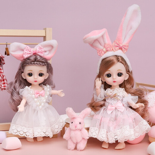 
Simulated doll Aisha Princess Doll Children's Toys Little Girl's Birthday Gift 3-6 Years 2 Gift Box Cute Baby 5#