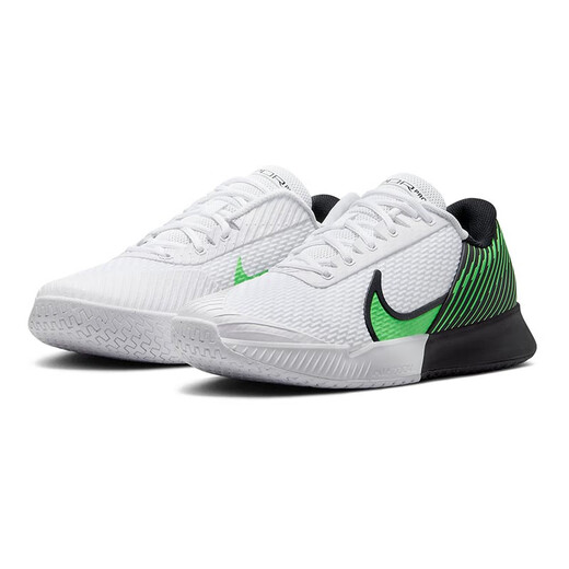 Nike Nike Tennisschuhe Herren Zoom Vapor Nadal Federer Professionelle Sneaker tragen resistente und nicht rutschende DR6191-105 Schwarzer und grüner Männer 44 28 cm