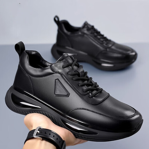 Herrenschuhe Herren 2025 Herbst NEUE NEUE WOOF-LOLD-Arbeitsschutzschuhe für Männer vielseitig wasserdichte und rutschfleischige Sportschuhe FH-9902 Black 39