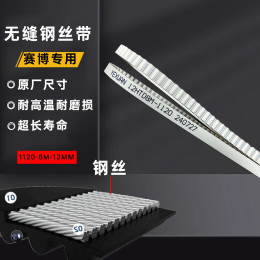 代驾蜂鸟赛博专用皮带折叠电动车1120-8M/1024-8M/1064/1048/1040 改装1048-8M-13高强度纤维