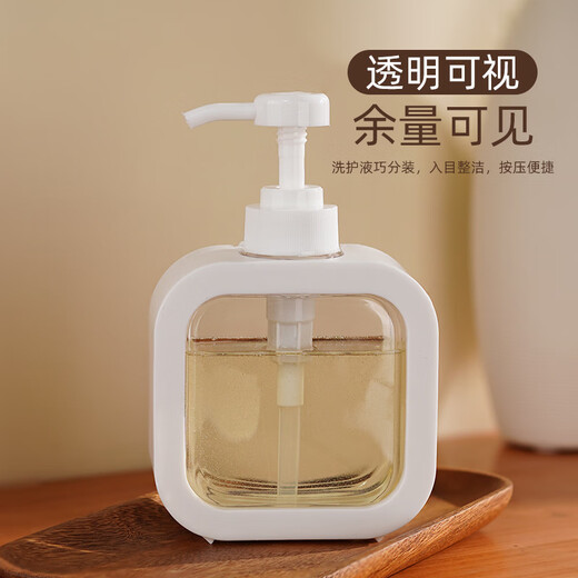 Hepu hand sanitizer dispensing bottling Teacher's Day pressing empty bottle with shower gel large capacity washing and protection bottle portable 500ml