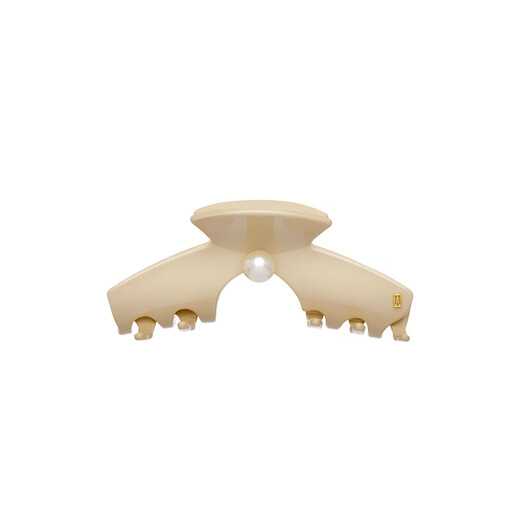 ALEXANDRE DE PARIS Christmas gift, celebrity style, private series, large shark clip, gift for girlfriend, S beige