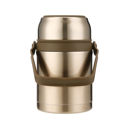 HAERS Insulated Stew Kettle Insulated Lunch Box HTH-1000-3A Craftsmanship Gold