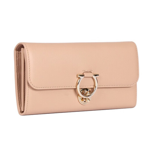 Ferragamo women's leather long wallet wallet 520 for girlfriend 22D1820684182