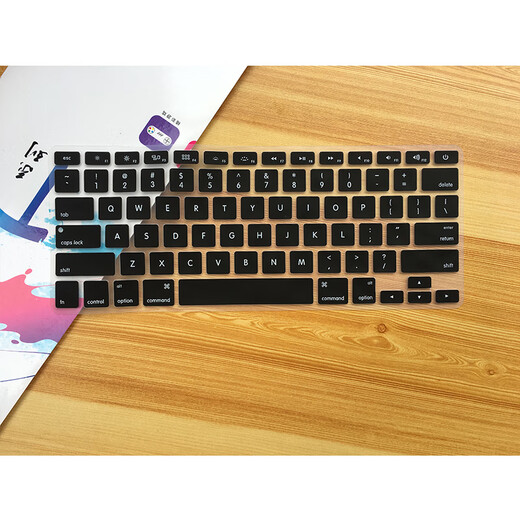 洋典 适用于2017老款苹果MacBook Air 13.3键盘防尘膜A1466 A1369屏幕外壳保护贴膜 半透蓝色