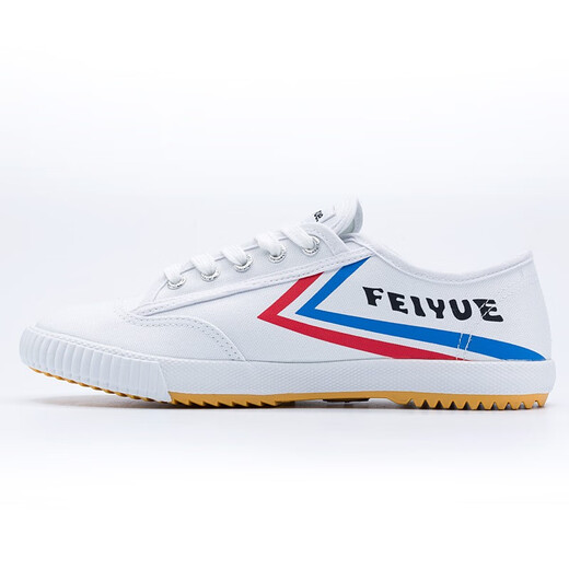 Dafu Feiyue Canvas Shoes Classic verbesserte Version Feiyue Männer und Frauen Sport-Laufschuhe literarische und modische atmungsaktive Feiyue-Weiße Schuhe DF/1-331 Stoffkopf 42 Standardcode