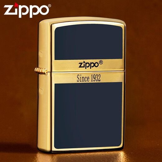 ZIPPO lighter ZIPPO armor wood grain trademark origin SINCE1932zp kerosene windproof men's business lighter blue origin-regular