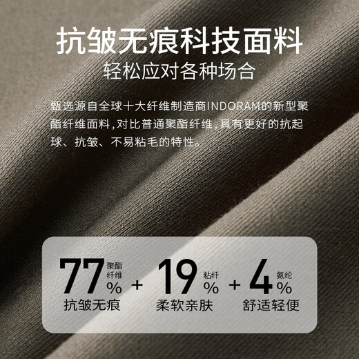 吉约蒙西服套装男商务休闲西装职业正装修身棕色新郎结婚礼服西装套装 砂陶棕【上衣+裤子+衬衫+领带】 50