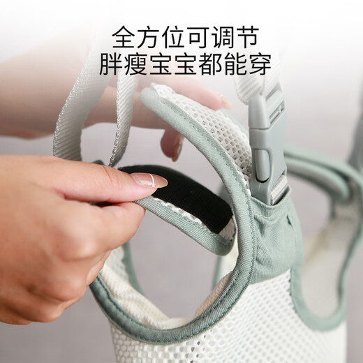 COOKSS 婴儿学步带宝宝学走路神器背带牵引绳安全防勒四季通用 清新绿