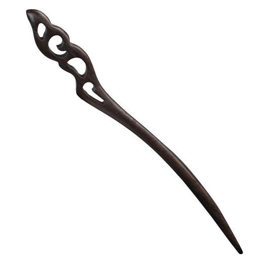 Pure peach wood hairpin, ancient style peach wood hairpin, women's ball hairpin, hairpin hairpin, handmade wooden gradient hairpin, brown wood auspiciousness