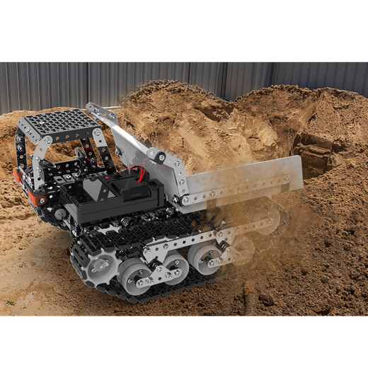 
Children's building blocks toys assembled and plugged military model tank boys June 1st Children's Day gift high difficulty manual remote control dump truck metal assembly mechanical alloy