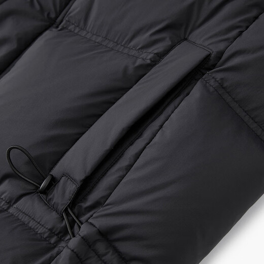 
Aijutu simple, atmospheric and fashionable long hooded down jacket EWRAJ4N728A black 86 155/80A/S