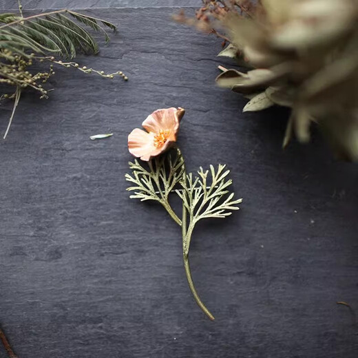 Michael Michaud German Light Luxury Jewelry Hualingcao Jewelry Gold and Silver Brooch Pin Literary Retro Elegant Anniversary Gift Brooch (5786)