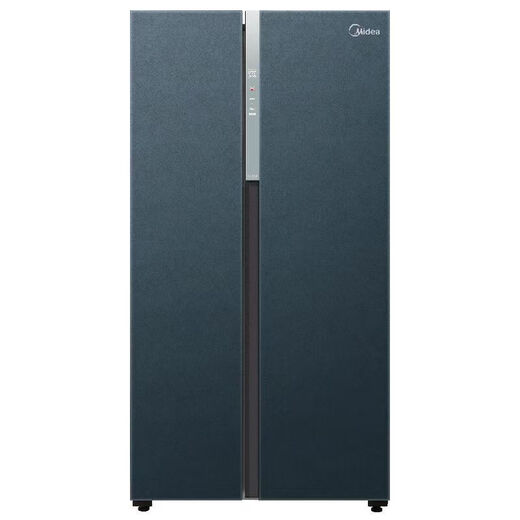 Midea Refrigerador doméstico de doble puerta Midea conversión de frecuencia de primer nivel de gran capacidad inteligente refrigerado por aire sin escarcha BCD-605WKGPZM contrapunto BCD-603WKGPZM(E) espacio profundo azul estrellado