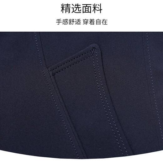 CAIDEN KETCH men's brand jacket men's jacket 2025 spring and autumn new style middle-aged dad wear business casual lapel windbreaker high-end dark blue ready stock Suda XL 180