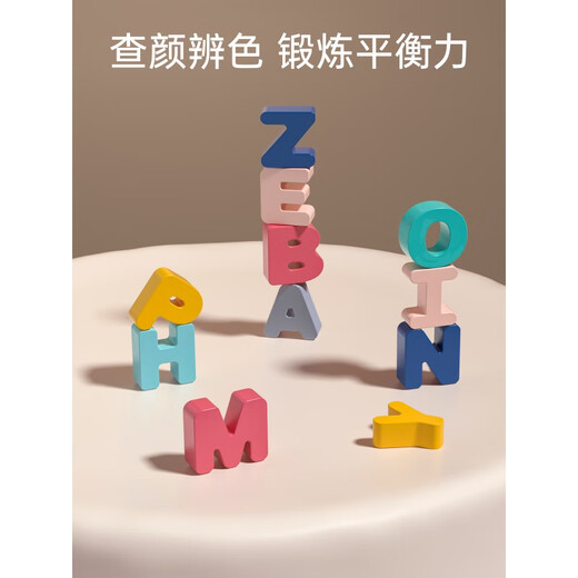 Xiaowandou 26 English Letter Puzzle Building Block Digitales Board Montessori Frühschulpanel Unterricht AIDS Spielzeug Kinder 1 bis 3 Jahre altes Brief Kognitiver Board + Digital Cognitive Board
