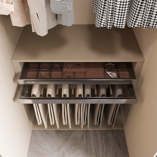 Zhibang (zbom) wardrobe, whole house custom-made entry cabinet, study room semi-open cabinet, light luxury style complete wardrobe custom-made, Alpine II 1000 reservation earnest money