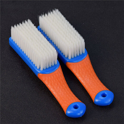 MiU Se Wenwan Nano Brush Soft and Hard Bristle Diamond Walnut Olive Kernel Brush Bodhi Seed Pulp Cleaning Anti-Alkali Tool Large 7 rows of Nano Brushes 1 soft bristles + 1 hard bristles + crochet hook A16-310