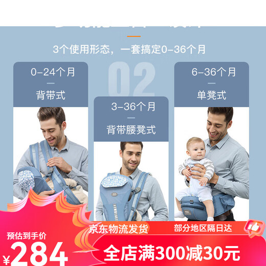 Newberle Baby Armband Taillenhocker Multifunktional vier Jahreszeiten atmungsaktives Baby-Sitzhocker Horizontal umarmen Neugeborenes Baby umarmen Pfirsichpulver [6 Kombinationen von Neugeborenen horizontal umarmen]