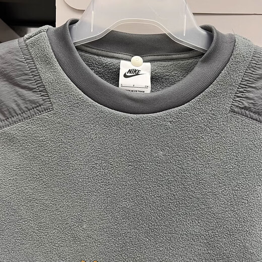 
Nike sweatshirt jacket men's winter new fleece sportswear warm casual round neck pullover top DD4855-068/Gray/Inner fleece 2XL/Suggested 180-190Jin[Jin equals 0.5 kg]