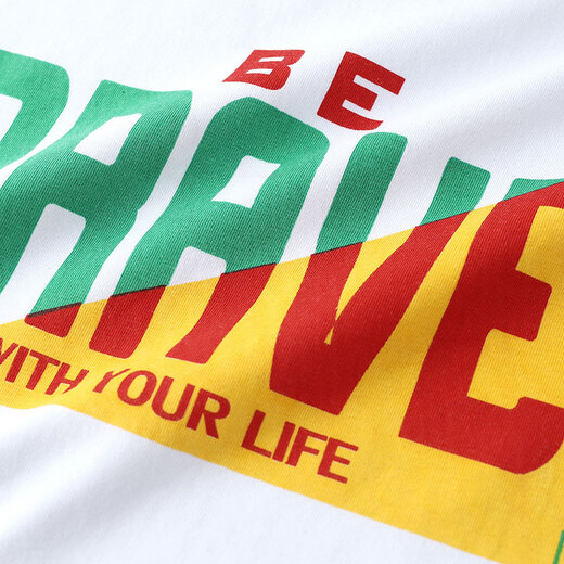 BUBBLE ORANGE summer parent-child suit beach family outfit family of three or four mother and daughter short-sleeved T-shirt beach travel vacation letter white suit/top + pants mother size S (recommended weight 95Jin Jin is equal to 0.5 kg or less)