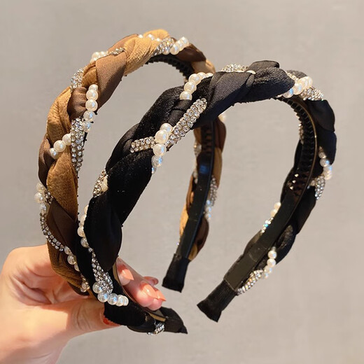 Xiang Wan's high-end headband, women's all-match high-ceiling hairband, face wash headband, pressed hairpins, hair binding headwear