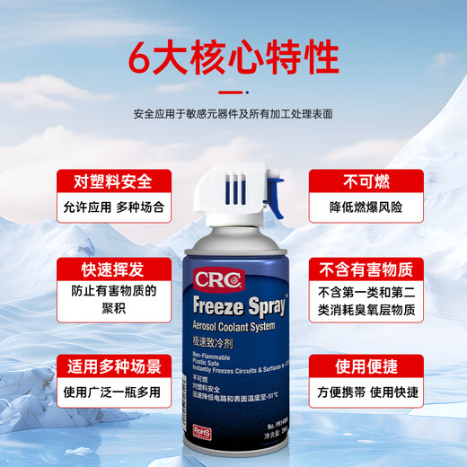 CRC (CRC) super fast refrigerant refrigerant rapid condensant rapid cooling spray rapid cooling cooling equipment PR14086 284g