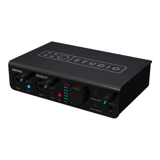midiplusStudio 2Pro otg迷笛外置电脑手机独立声卡直播唱歌有声书录音 2Pro OTG+E-XD HZ835