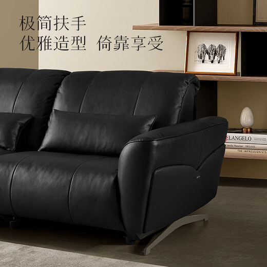 Gujia Home Italienisch 0 wandgerichtete Sofa kann in den Kehrer in den großen Sitz in Tiefe und hochbeinigem Wohnzimmer eintreten.