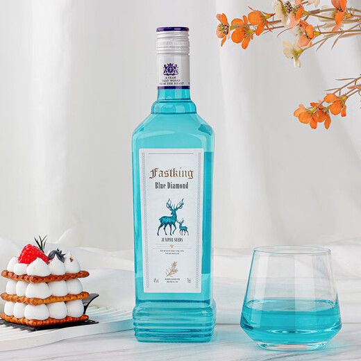 FAST.KING Gin Gin Gin Gin Gin Gin Gin Wine Beverage Base Wine Set 700ml [Enjoy Pack] 700mL 2 Bottles
