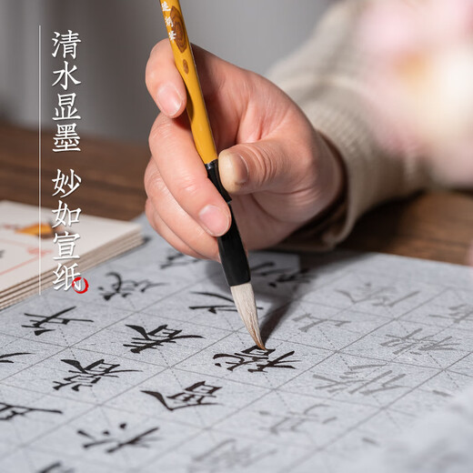 Zhang Xiaofeng Water Writing Cloth Set Four Treasures of the Study Brush Set Yan Zhenqing Poetry Brush Copybook Copy Calligraphy Water Writing Brush Calligraphy Practice Cloth Lanting Preface 11-piece Set