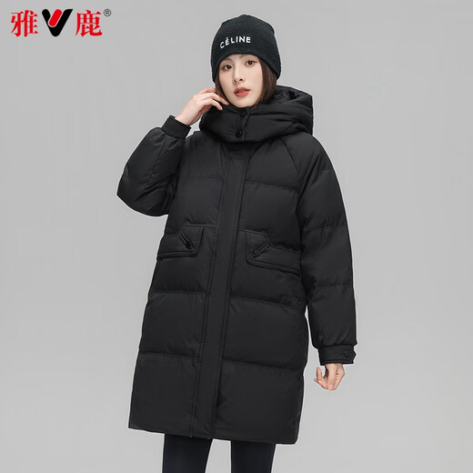 Yalu Down Jacket Women's Mid-Length 2025 Winter New Thick Cold-Resistant Warm Women's Jacket Fashion Trendy Top