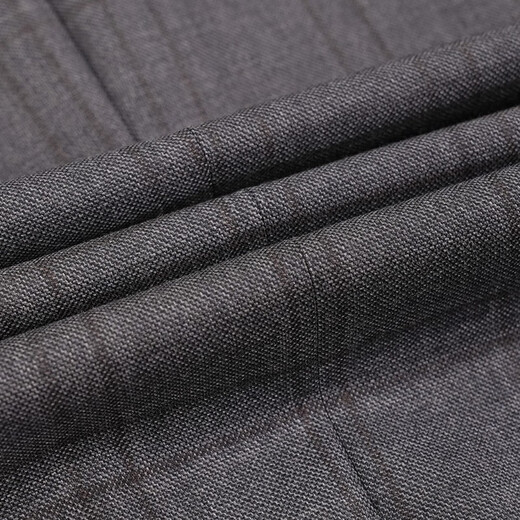 Blue Leopard (LAMPO) Wool Autumn and Winter Business Suit Suit Men's Plaid Suit Suit High-end Suit Top Dark Gray 50 (175/100) C