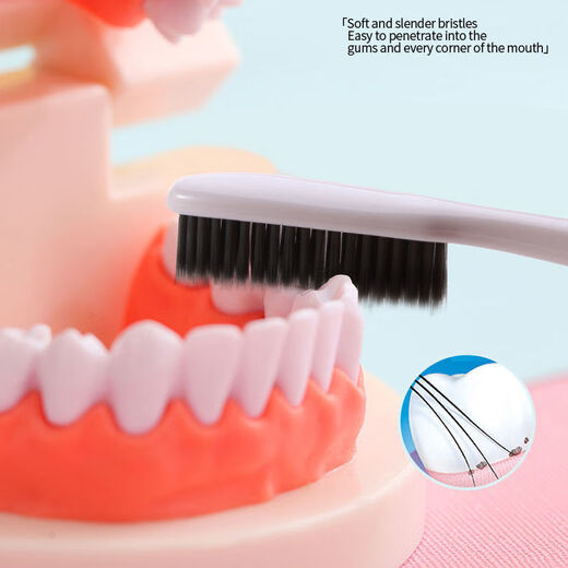 Xinyoujia Korean King's Brosse coréen Dr. White White étendu Big Head Brosse à dents King Brosse de dents 688 Grande Brush Head Hair Soft Nano Gold Brush Head Set 7 Hair 4