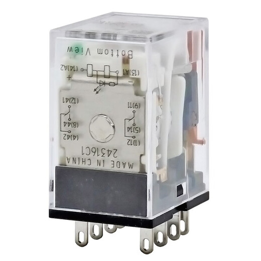 Omron OMRON small DC intermediate relay MY2N-D2 with two poles MY4N-CR-GS with resistance and capacitance 8 feet 14 feet MY4N-CR-GS AC220V