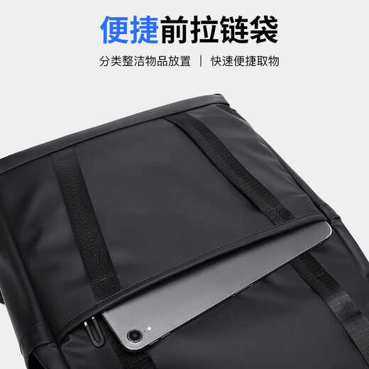 POLO backpack men's travel backpack men's 15.6/16-inch computer bag business trip flip bag lightweight school bag