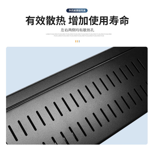 1U2U3u4U5U6U standard server chassis 19-inch industrial control sheet metal chassis supports customized design of openings and customized power amplifier casing 5U500 industrial control chassis + lining + handle (black)