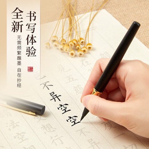 Liupintang Heart Sutra copybook fountain pen style calligraphy copybook meditation small regular script copy practice sticker book adult soft pen red calligraphy sutra hand copy half-cooked 90 times set