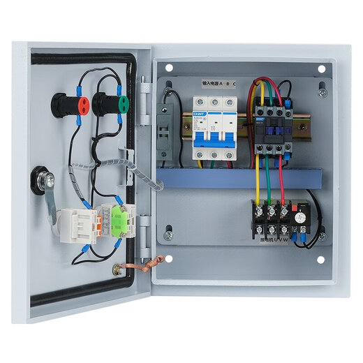 Electric control box distribution box electric cabinet custom-made spot smoke exhaust fan three-phase water pump motor start and stop control box 380v 220v2.2KW